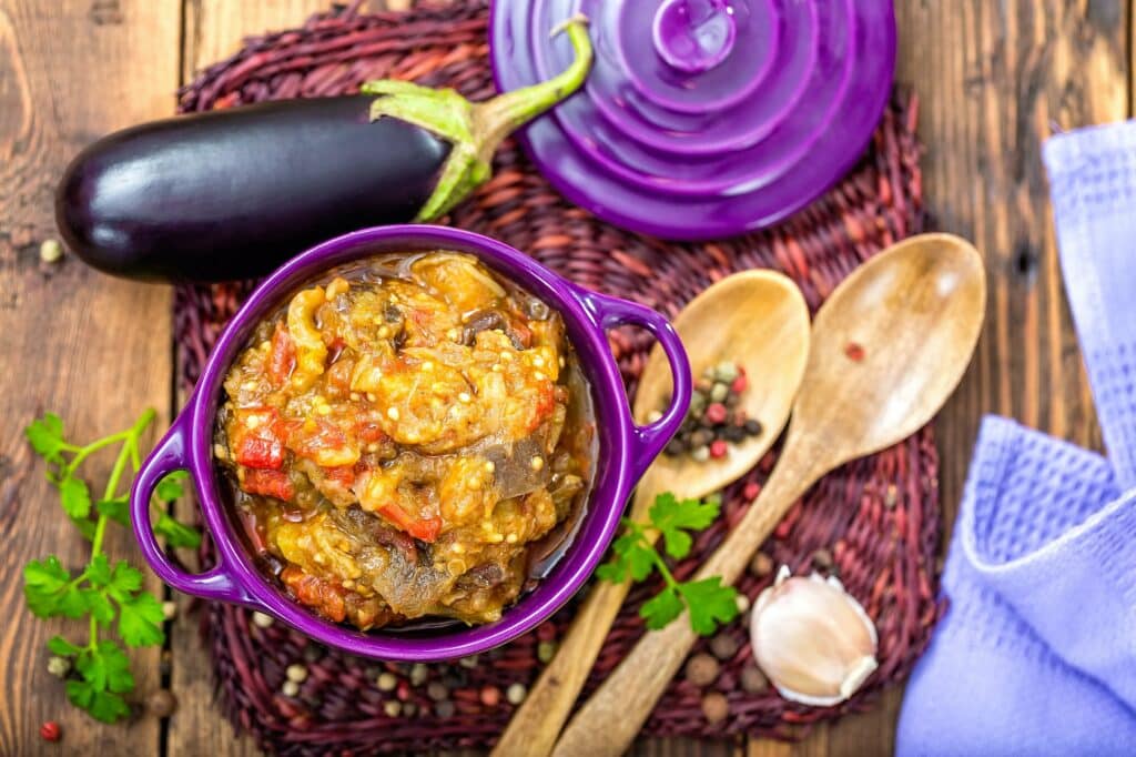 Gebratene Aubergine
