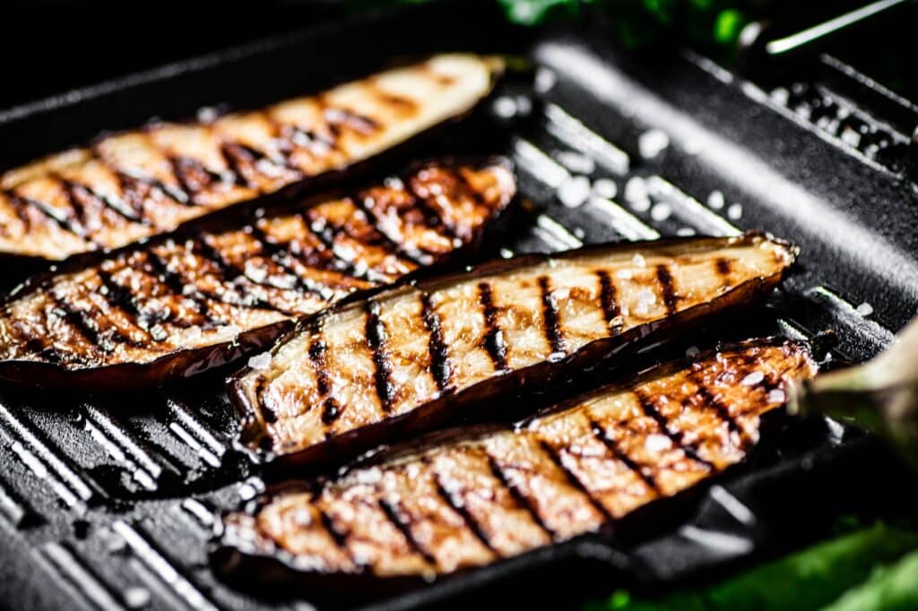 Gegrillte Aubergine