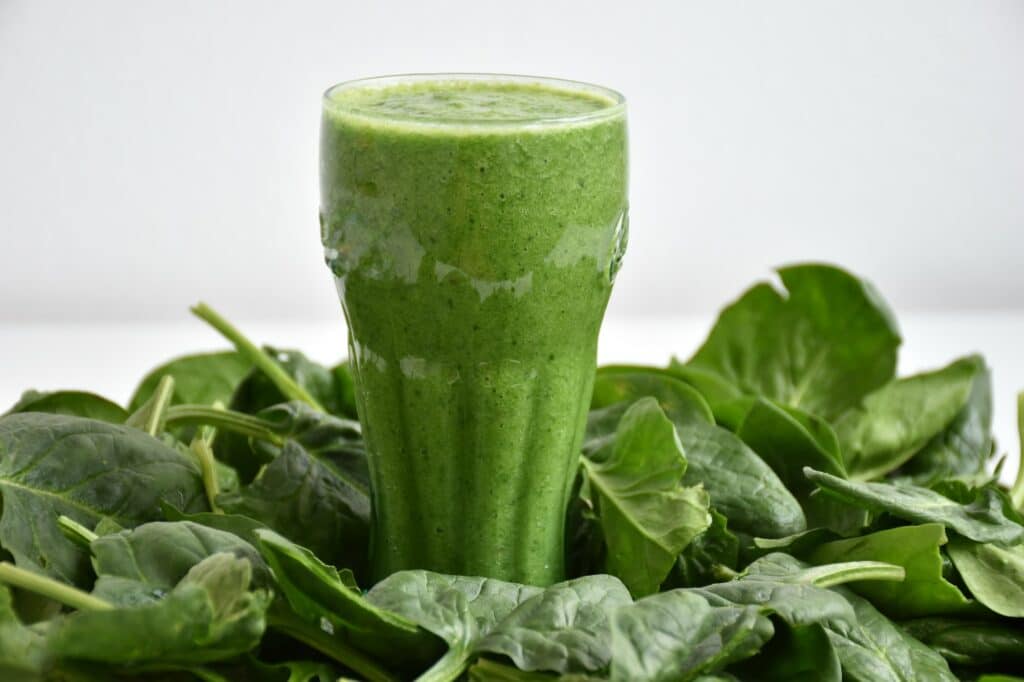 Frischer Spinat - Smoothie