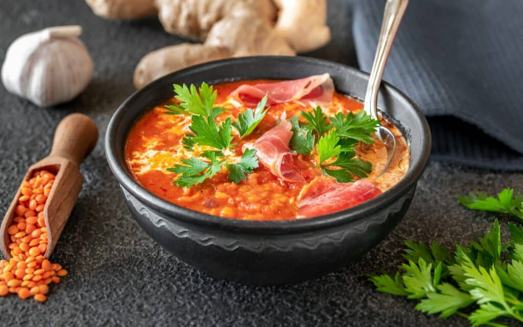Rote Linsensuppe