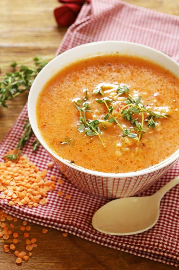 Rote Linsensuppe - 2. Variante