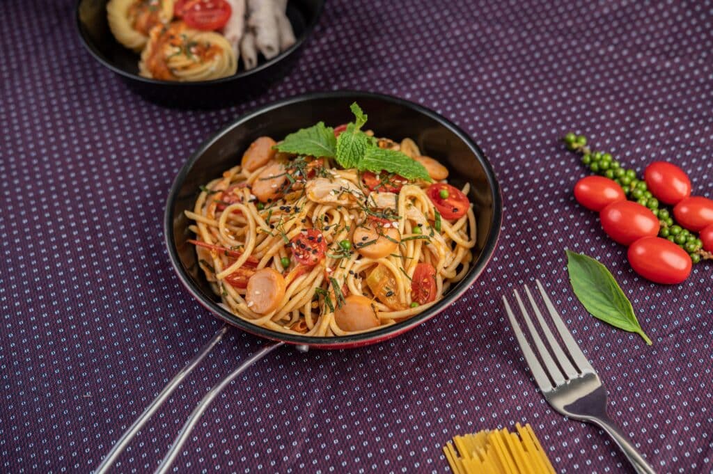 Soja-Spaghetti