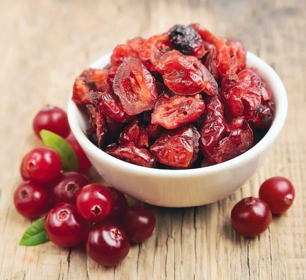 Getrocknete Cranberries
