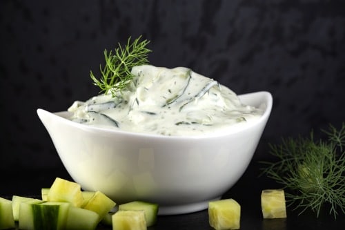 Gurkensalat mit Joghurt