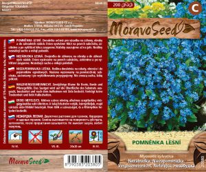 Wald-Vergissmeinnicht - Myosotis sylvatica - blau