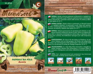 Paprika früh aufrecht - Capsicum annuum - Boneta