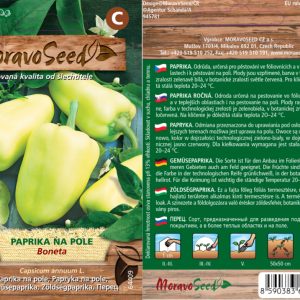 Paprika skorá vzpriamená - Capsicum annuum - Boneta