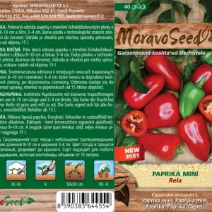 Paprika na rýchlenie aj pestovanie na poli - Capsicum annuum - baby - RELA