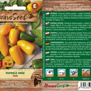 Paprika na rýchlenie aj pestovanie na poli - Capsicum annuum - baby - YALA