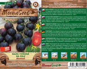 Stabtomate - Lycopersicon esculentum Mill. - BLACKBALL - schwarz