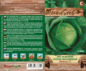 Weißkohl - Brassica oleracea - MADISON F1 - spät