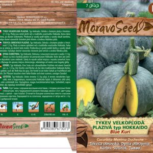 Großfruchtkürbis - Cucurbita maxima - BLUE KURI - Hokkaido-Typ - rankend