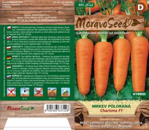 Mittel-späte Karotte - Daucus carota L. - (Chantenay) - CHARISMA F1