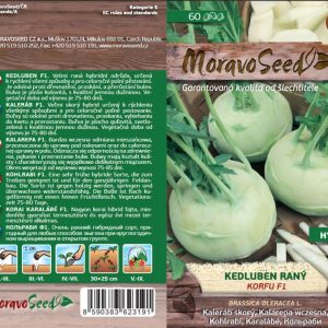 Kaleráb raný - Brassica oleracea - biely Korfu F1