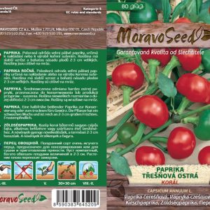 Kirschpaprika - Capsicum annuum - KORÁL - scharf