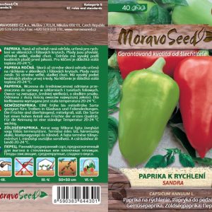 Paprika na rýchlenie - Capsicum annuum - Sandra