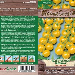 Stabtomate - Lycopersicon esculentum Mill. - GOLDKRONE - Cherry, gelb