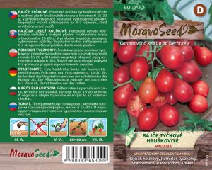 Stabtomate - Lycopersicon esculentum Mill. - Radana - rote Birne