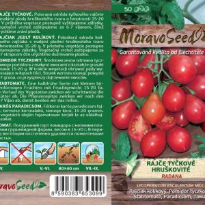 Stabtomate - Lycopersicon esculentum Mill. - Radana - rote Birne