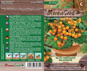 Buschtomate - Lycopersicon esculentum Mill. - VENUS - Balkon, orange