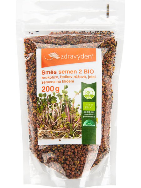 Bio Keimsaat-Mischung Brokkoli Radieschen Klee