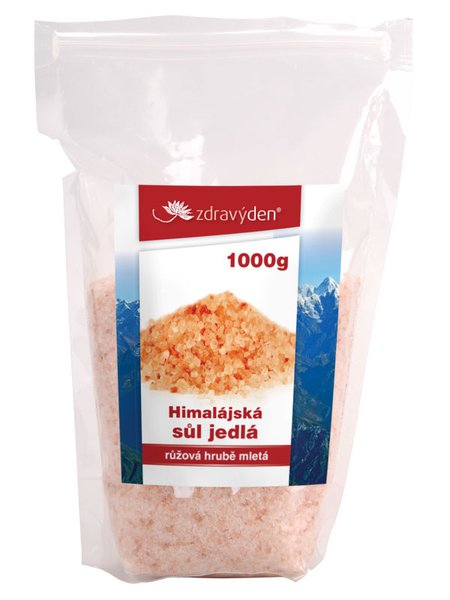 Rosa Himalaya-Salz grob gemahlen
