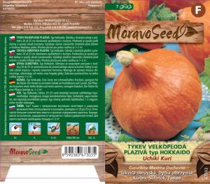 Großfruchtkürbis - Cucurbita maxima - UCHIKI KURI - Hokkaido-Typ - rankend