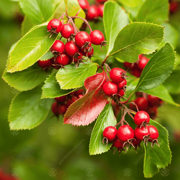 Pflaumenblättriger Weißdorn (Crataegus × prunifolia)​
