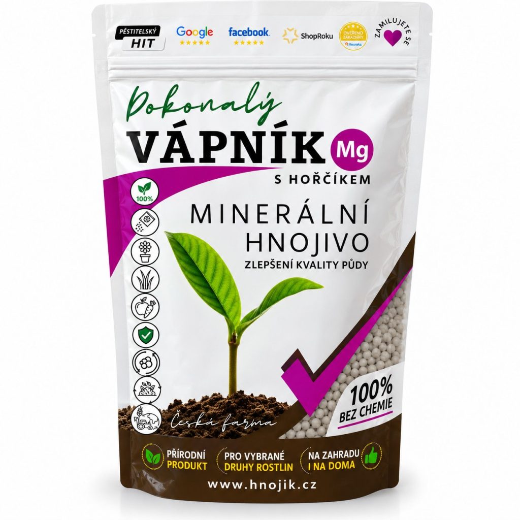 Pokonalý Calzium mit Magnesium 2,5 kg – Mineraldünger, Beutel mit Sichtfenster