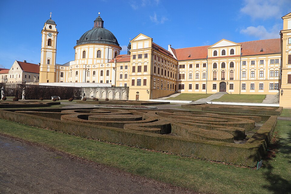 Französischer Garten im Schlosspark Jaroměřice