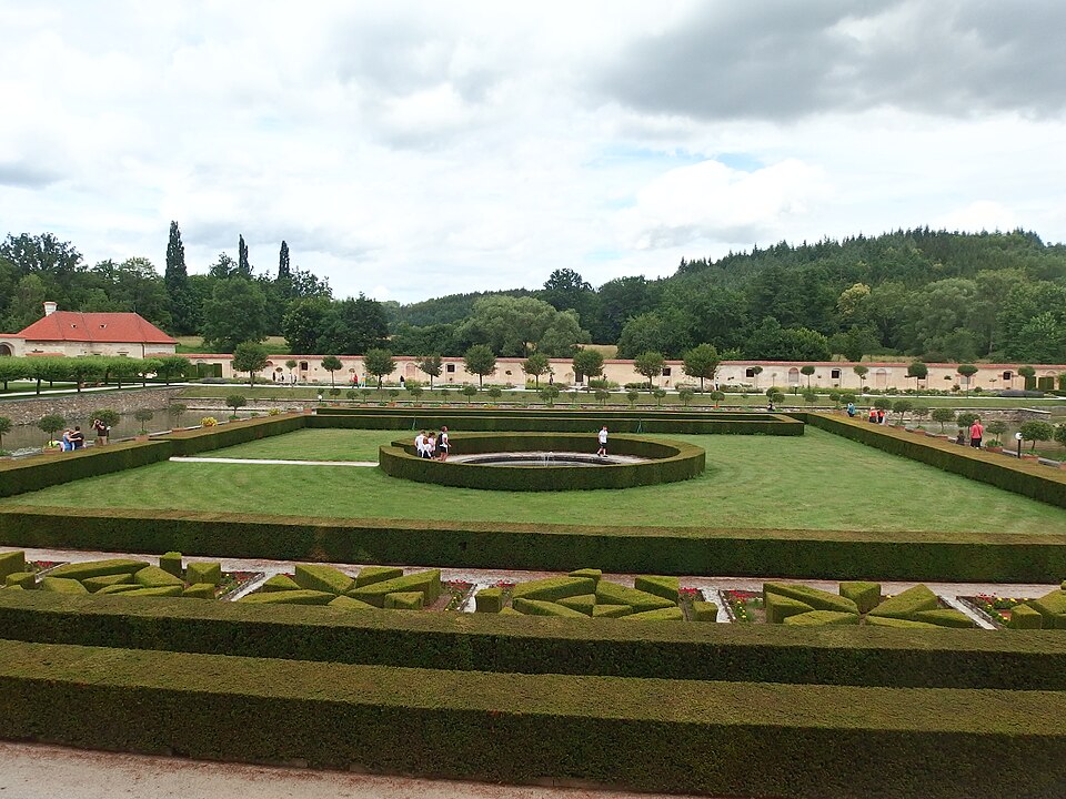 Garten von Schloss Kratochvíle