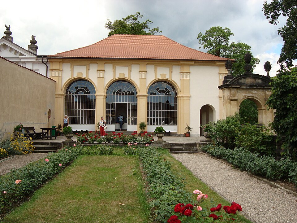 Rosengarten in Děčín