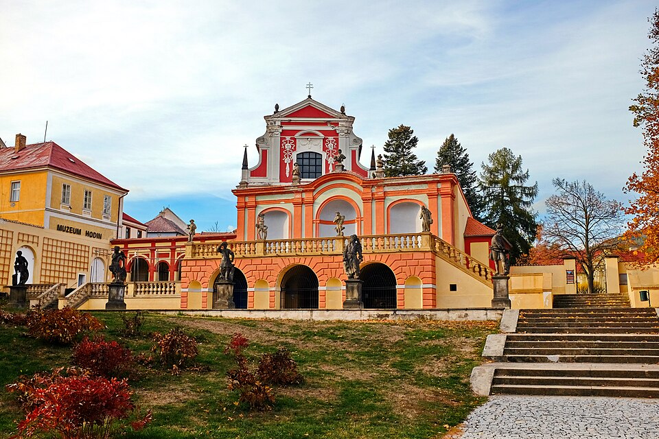 Sala terrena des Schlosses Klášterec nad Ohří