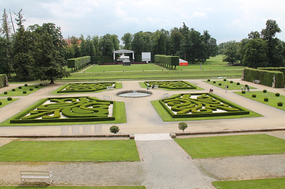 Schlossgarten Jaroměřice nad Rokytnou