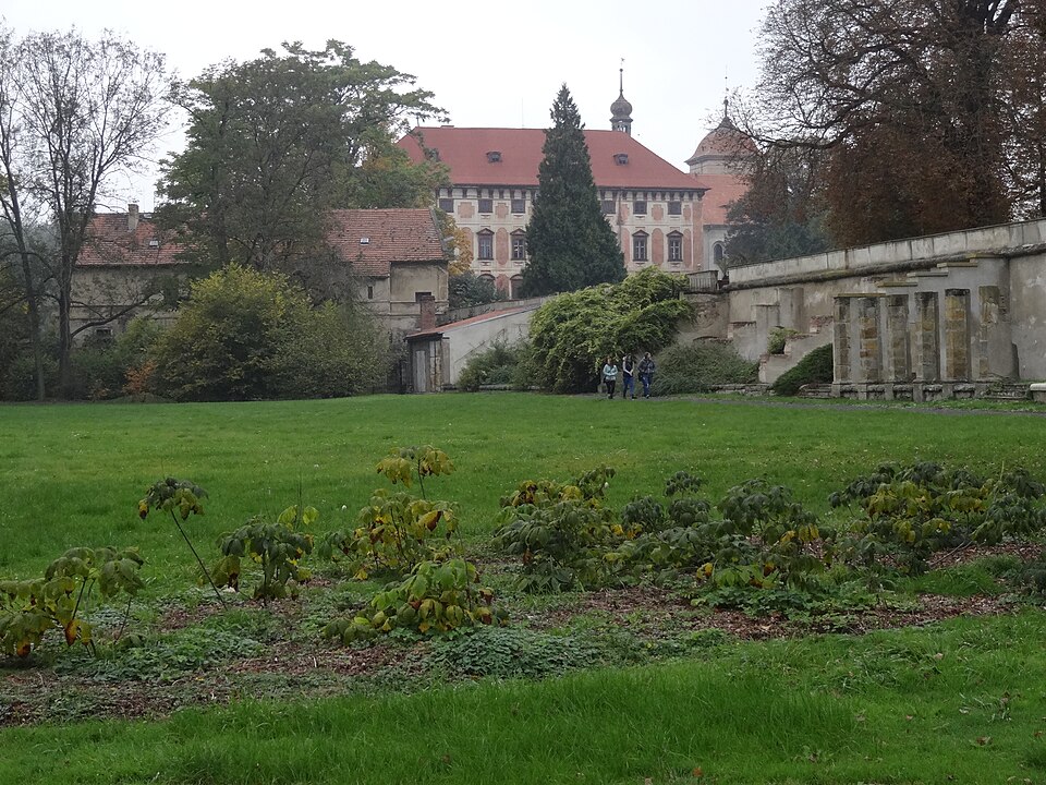Schlossgarten und Park in Libochovice